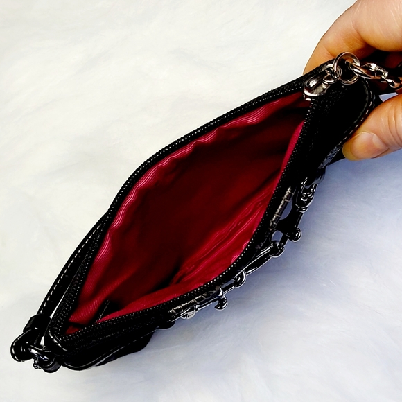 Coach Black Signature/Snakeskin Wr… - Picture 6 of 9